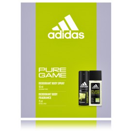 Adidas Pure Game komplekts vīriešiem (75 ml. dezodorants + 150 ml. izsmidzināms dezodorants)