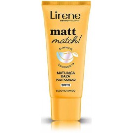 Lirene Matt Match! Sweet Mango SPF15 grima bāze ar matētu efektu