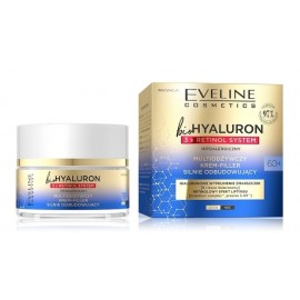 Eveline Bio Hyaluron 3x Retinol System Renewing Cream 60+ atkuriamasis kremas brandžiai odai