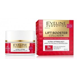 Eveline Lift Booster Collagen Ultra Lifting Cream-Wrinkle Filler 60+ liftinga sejas krēms