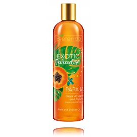 Bielenda Exotic Paradise Papaja Bath and Shower Oil vannas un dušas eļļa