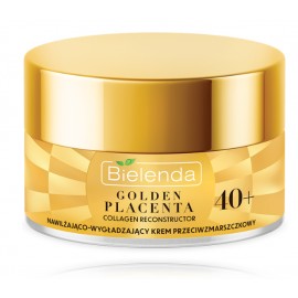 Bielenda Golden Placenta 40+ Moisturizing & Smoothing Cream mitrinošs un izlīdzinošs pretgrumbu krēms nobriedušai sejas ādai