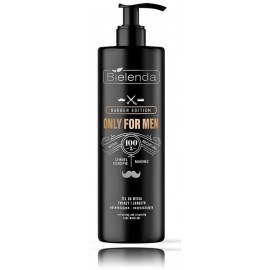 Bielenda Only For Man Barber Edition Refreshing & Cleansing Face Wash Gel mazgāšanas gēls sejai un bārdai