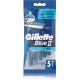 Gillette Blue II Plus vienreizējie skuvekļi