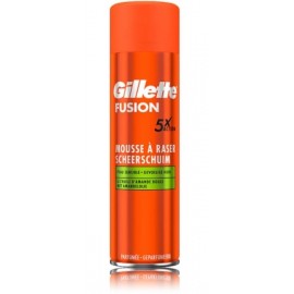 Gillette Fusion Shaving Foam 5x Action пена для бритья для мужчин