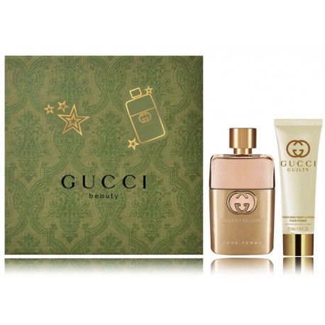 Gucci Guilty Pour Femme komplekts sievietēm (50 ml. EDP + 50 ml. ķermeņa losjons)