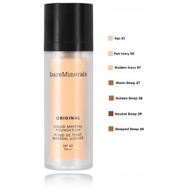 bareMinerals Original Liquid Mineral Foundation SPF20 šķidrais grima pamats