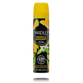 Yardley Freesia and Bergamot Body Fragrance izsmidzināms dezodorants sievietēm