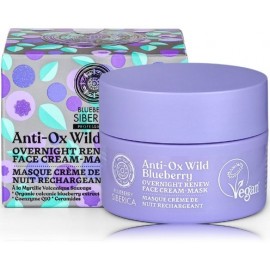 Natura Siberica Professional Anti-Ox Wild Blueberry Overnight Renew Face Cream-Mask ночная крем-маска для лица