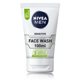 NIVEA Men Sensitive Face Wash sejas mazgāšanas līdzeklis jutīgai ādai