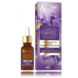 Eveline Gold & Retinol Strongly Tightening Anti-Wrinkle Serum ļoti nostiprinošs pretgrumbu serums ar retinolu