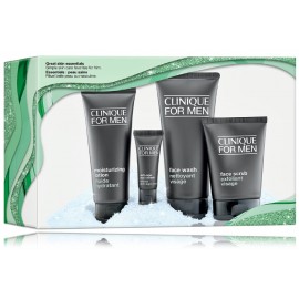 Clinique Great Skin Essentials komplekts (200 ml. tīrīšanas līdzeklis + 100 ml. skrubis + 100 ml. losjons + 15 ml. krēms)