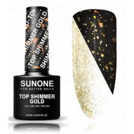 SUNONE Top Shimmer No Wipe Gold nagu lakas virskārta