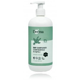Derma Eco Baby Shampoo/Bath organisks šampūns un mazgāšanas līdzeklis bērniem