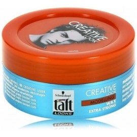 Schwarzkopf Professional Taft Men Creative Look Wax īpaši spēcīgas fiksācijas matu veidošanas vasks vīriešiem