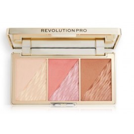 Makeup Revolution Crystal Luxe Face Palette sejas modelēšanas palete