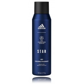 Adidas UEFA Champions League Star 48H Enduring Fragrance Deo Body Spray izsmidzināms dezodorants vīriešiem