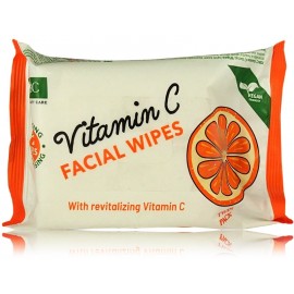 Xpel Vitamin C Wipes mitrās sejas salvetes ar C vitamīnu