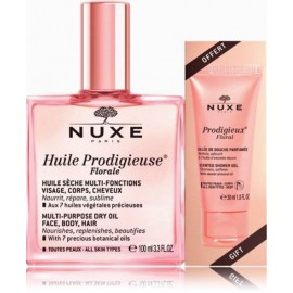 Nuxe Huile Prodigieuse Florale komplekts (sausā eļļa 100 ml. + dušas želeja 30 ml.)