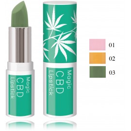 Dermacol Magic CBD Lipstick krāsu mainoša lūpu krāsa