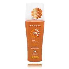 Dermacol Tan Booster Sun Milk SPF20 izsmidzināms aizsargpieniņš iedeguma uzlabošanai