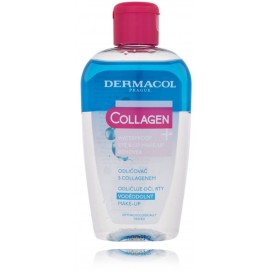 Dermacol Collagen+ Waterproof Eye & Lip Make-up Remover divfāzu acu un lūpu kosmētikas noņemšanas līdzeklis