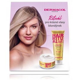 Dermacol Hair Ritual Blonde Set komplekts gaišiem matiem (250 ml. šampūns + 200 ml. maska)