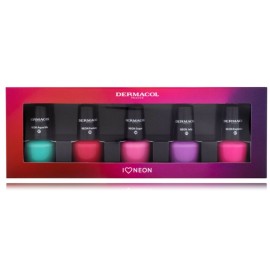 Dermacol Neon набор лаков для ногтей женский (5 х 5 мл.)