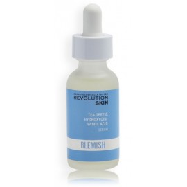 Revolution Skincare Blemish Tea Tree & Hydroxycinnamic Acid serums taukainai/pinnēm pakļautai ādai