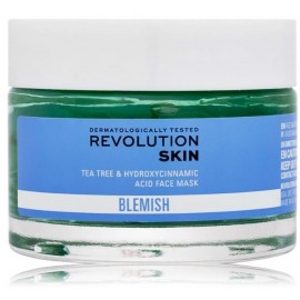 Revolution Skincare Blemish Tea Tree & Hydroxycinnamic Acid Face Mask maska ​​taukainai un problemātiskai sejas ādai