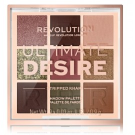 Makeup Revolution Ultimate Desire Stripped Khaki akių šešėlių paletė