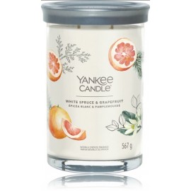 Yankee Candle Signature Tumbler Collection White Spruce & Grapefruit aromātiska svece