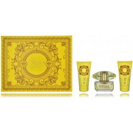 Versace Yellow Diamond komplekts sievietēm (50 ml. EDT + 50 ml. ķermeņa losjons + 50 ml. dušas želeja)