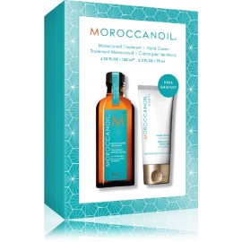 Moroccanoil Treatment & Hand Cream Duo komplekts (roku krēms 75 ml. + matu eļļa 125 ml.)