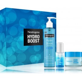 Neutrogena Hydro Boost ādas kopšanas komplekts (dienas želeja 50 ml. + serums 15 ml. + tīrīšanas želeja 200 ml.)