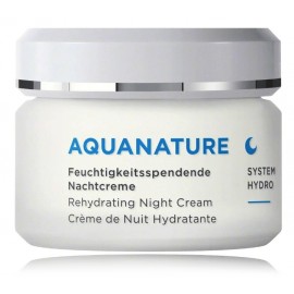 Annemarie Börlind Aqua Nature Rehydrating Night Cream увлажняющий ночной крем для лица для сухой/комбинированной кожи