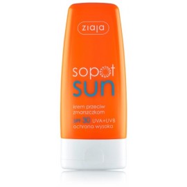 Ziaja Sopot Sun Cream SPF30 защитный крем для лица против морщин