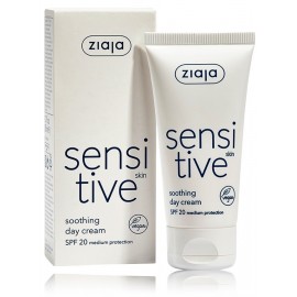 Ziaja Sensitive Soothing Day Cream SPF20 nomierinošs dienas krēms sausai un jutīgai sejas ādai