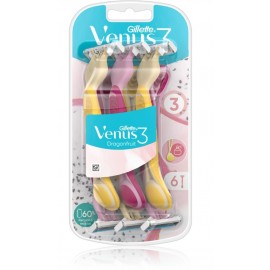 Gillette Venus 3 Dragonfruit skuvekļi sievietēm