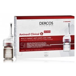 Vichy Dercos Aminexil Clinical 5 līdzeklis pret matu izkrišanu sievietēm