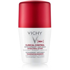 Vichy Clinical Control Detranspirant Anti-Odor 96H antiperspirants pret pārmērīgu svīšanu jutīgai ādai