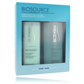 Biotherm Biosource Duo Set sejas komplekts (400 ml. attīrošais pieniņš + 400 ml. toniks)