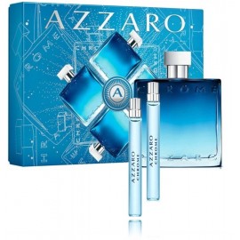 Azzaro Chrome набор для мужчин (100 мл EDP + 10 мл EDP + 10 мл EDT)