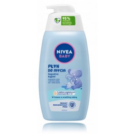 NIVEA Baby maigs vannas mazgāšanas līdzeklis mazuļiem ar mandeļu eļļu