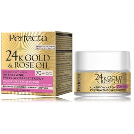 Perfecta 24K Gold & Rose Oil 70+ dienas un nakts pretgrumbu krēms nobriedušai/jutīgai ādai