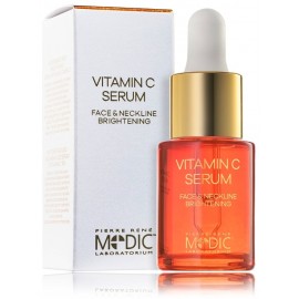 Pierre Rene Medic Laboratorium Vitamin C Brighteninig Serum balinošs sejas un dekoltē zonas serums pelēkai/sausai ādai