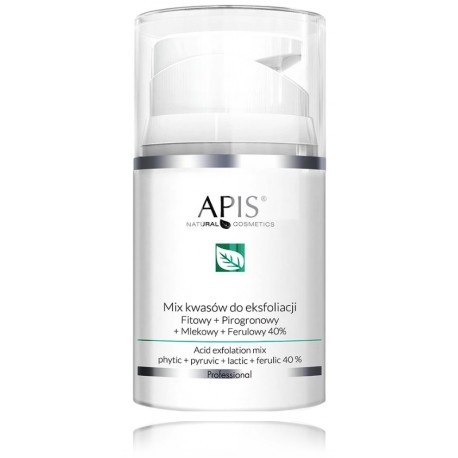 Apis Professional Acid Exfoliation Mix skābs maisījums sejas skrubim (fitīns + piens + piruvāts + ferula)