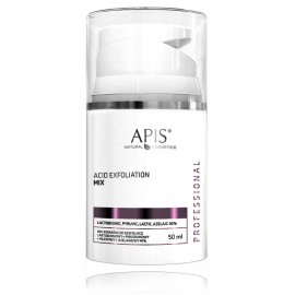 Apis Professional Acid Exfoliation Mix skābs maisījums sejas skrubim (laktobionisks + piruvīks + piens + azelīns)