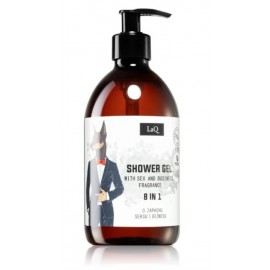 LaQ Doberman 8in1 Shower Gel Sex and Business Limited Edition dušas gēls vīriešiem