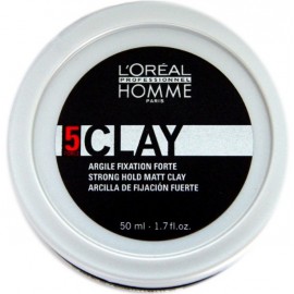 L'oreal Professionnel Homme Clay Fixation ieveidošanas pasta vīriešiem 50 ml.